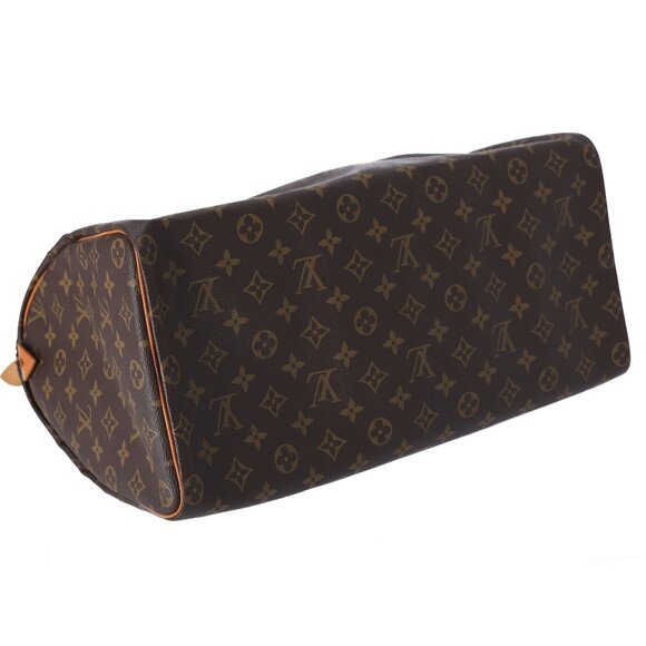 Louis Vuitton Speedy 40 Monogram Handbag M41522 Duffle Bag Brown - Picture 8 of 10
